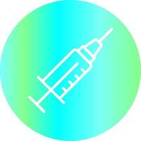 Needle And Syringe Creative Icon Design vector