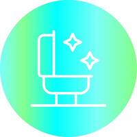 Bathroom Cleaning Creative Icon Design vector