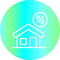 Home Mortgage Creative Icon Design vector