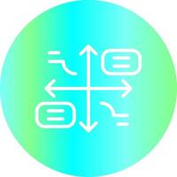 Grid Matrix Creative Icon Design vector