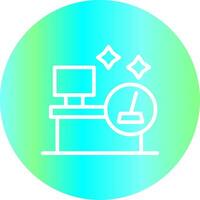 Office Cleaning Creative Icon Design vector
