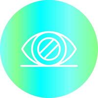 Glaucoma Creative Icon Design vector