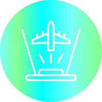Ar Flight Training Creative Icon Design vector