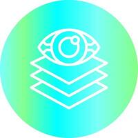 Line Gradient Circle Design vector