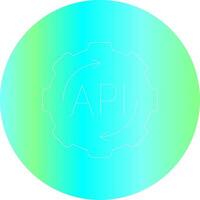 API Creative Icon Design vector