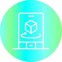 360 Ar Creative Icon Design vector