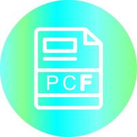 PCF Creative Icon Design vector