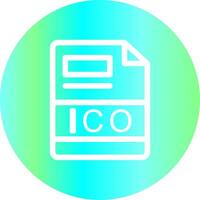 ICO Creative Icon Design vector