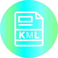 KML Creative Icon Design vector