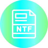 NTF Creative Icon Design vector