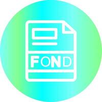 FOND Creative Icon Design vector