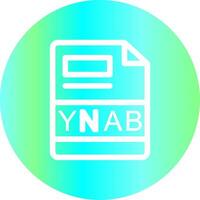 ynab creativo icono diseño vector