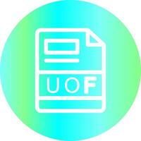 UOF Creative Icon Design vector