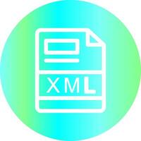 XML Creative Icon Design vector
