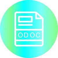 odoc creativo icono diseño vector