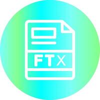 FTX Creative Icon Design vector