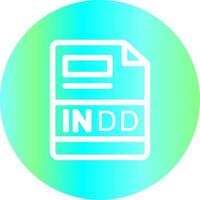 INDD Creative Icon Design vector