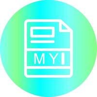 MYI Creative Icon Design vector