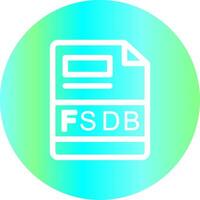 FSDB Creative Icon Design vector