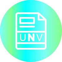UNV Creative Icon Design vector