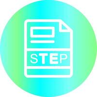 STEP Creative Icon Design vector