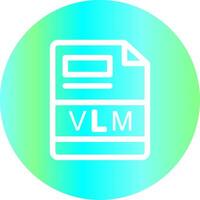 VLM Creative Icon Design vector