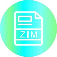 ZIM Creative Icon Design vector