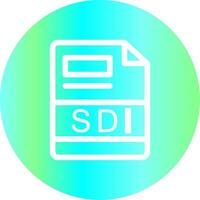 SDI Creative Icon Design vector