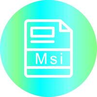 Msi Creative Icon Design vector