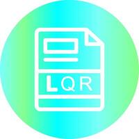 LQR Creative Icon Design vector
