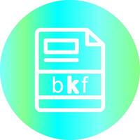 bkf Creative Icon Design vector