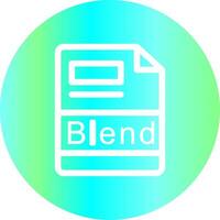 Blend Creative Icon Design vector