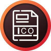 ICO Creative Icon Design vector