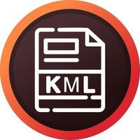 KML Creative Icon Design vector