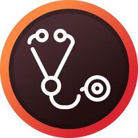 Stethoscope Creative Icon Design vector