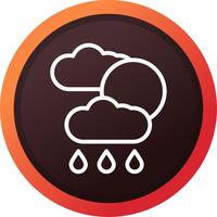 Weather Forecast Creative Icon Design vector