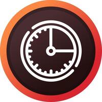 Time Quarter Creative Icon Design vector