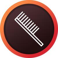 Hair Comb Creative Icon Design vector