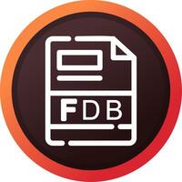 FDB Creative Icon Design vector