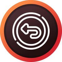 Undo Creative Icon Design vector
