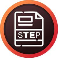STEP Creative Icon Design vector