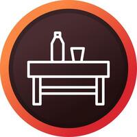 Table Creative Icon Design vector