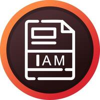 IAM Creative Icon Design vector