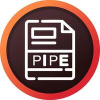 PIPE Creative Icon Design vector