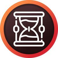 diseño de icono creativo de reloj de arena vector