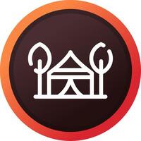 Tent Creative Icon Design vector