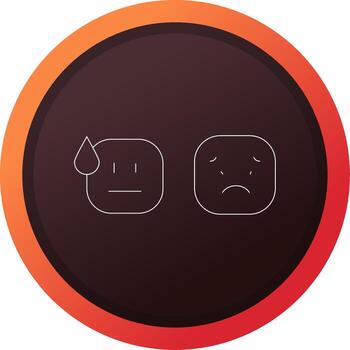 básico emoción creativo icono diseño vector