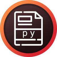 py Creative Icon Design vector