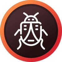 Bug Creative Icon Design vector