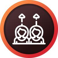 Same Approach Creative Icon Design vector